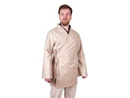 Bavlněná tunika Jedi vrchní - béžová (Velikost S)