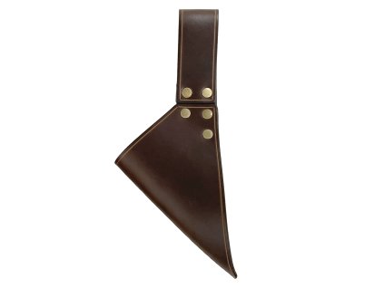 Kožený závěs na zbraň - oboustranný (Barva černá)