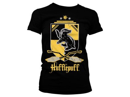 Dámské tričko Harry Potter - Znak Mrzimoru (Velikost L)