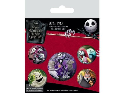 sada placek nightmare before christmas characters 5 ks 6041d39f65c17