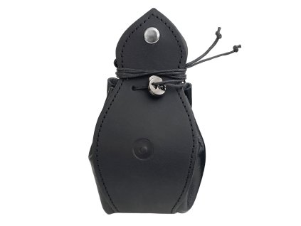 Kožený váček na házení kostek (Barva černá)