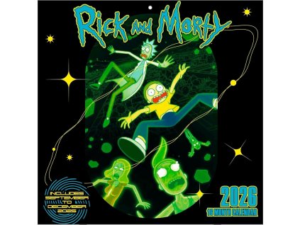 poznamkovy kalendar rick morty 2026 16 mesicu 68c4dd05d28e5