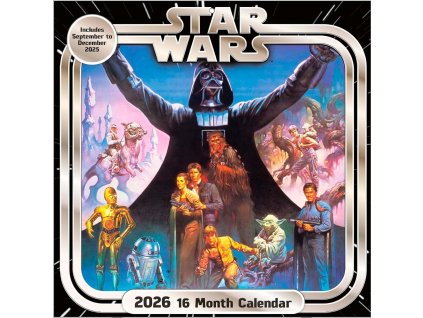poznamkovy kalendar star wars classic 2026 16 mesicu 68c2cff17f1bd