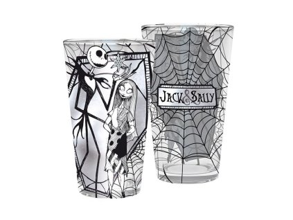 sklenice nightmare before christmas jack sally 607eb15394adf