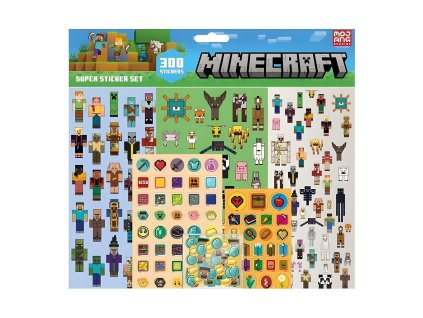 sada samolepek minecraft 300 ks 690c76bb7a1a6
