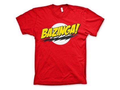 Tričko The Big Bang Theory: Bazinga (Velikost L)