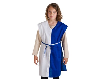 Tabard pro děti, modro-bílý (Velikost 134/140)