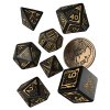 Sada kostek Zaklínač - kostky Vesemir (Barva černo-zlatá)