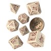 Sada kostek Zaklínač - kostky Vesemir (Barva černo-zlatá)