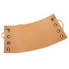 Kožený nátepník úzký, s kovovými dírkami (Barva přírodní)