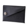 Skládací kožená peněženka imago (Barva černá)