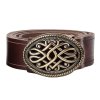Kožený opasek Sigur (Barva hnědá)