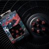 Sada kostek - Cyberpunk Red (Barva černo-červená)