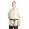 Bavlněná středověká košile - krémová (Velikost S)