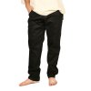 Bavlněné kalhoty rovné - černé (Velikost S)