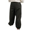 Bavlněné kalhoty široké - černé (Velikost S)