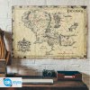 pergamenovy plakat pan prstenu mapa stredozeme 68afc50684c72