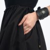 Dlouhá sukně s kapsami, černá (Velikost XL)