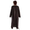 Bavlněná poustevnická róba - černá (Velikost L)
