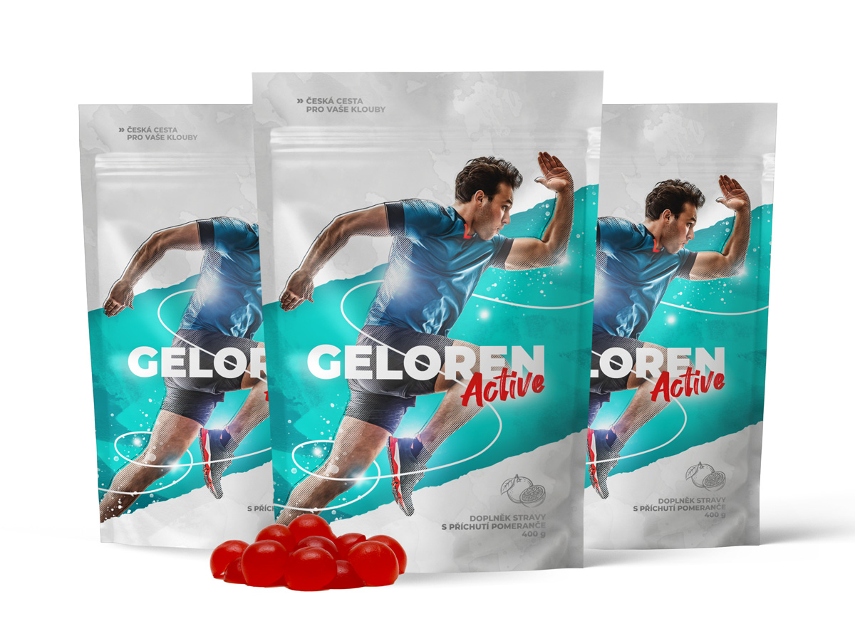 Contipro 3x Geloren ACTIVE pomeranč 400g (3x90 tbl)