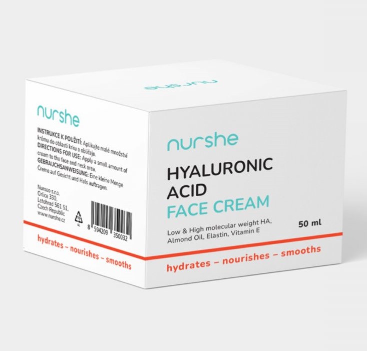 Levně Nurshe Hydratační a výživný krém s HA 50ml