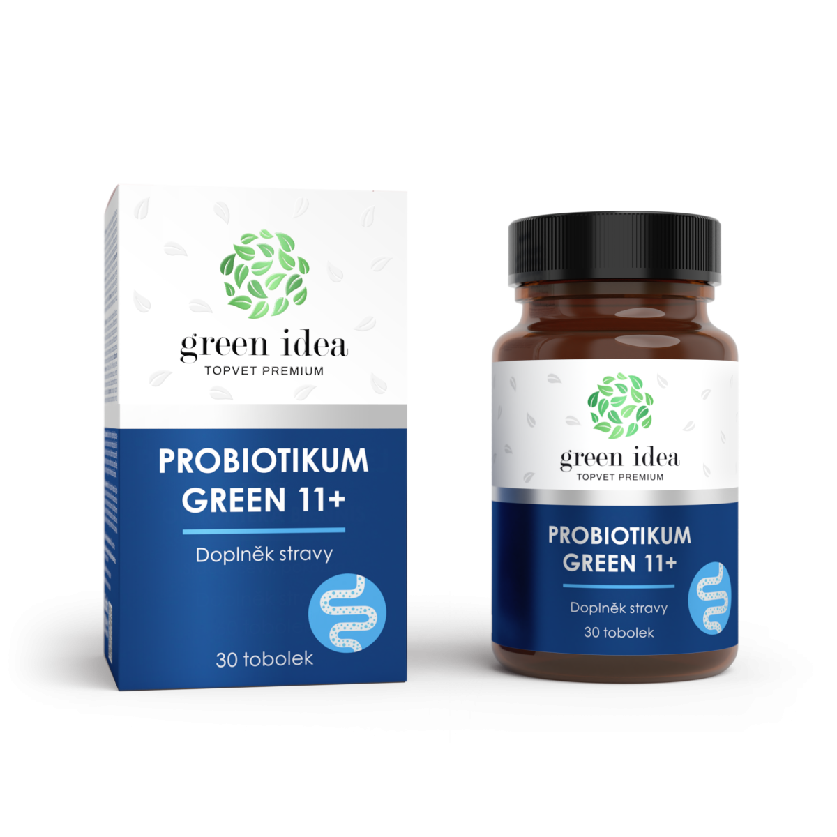 Levně Green idea Probiotikum Green 11+ (30tob)