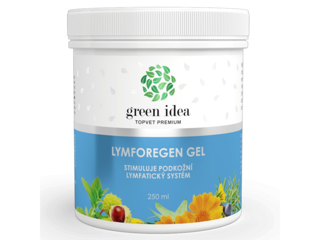 Levně Green idea Lymforegen masážní gel 250ml