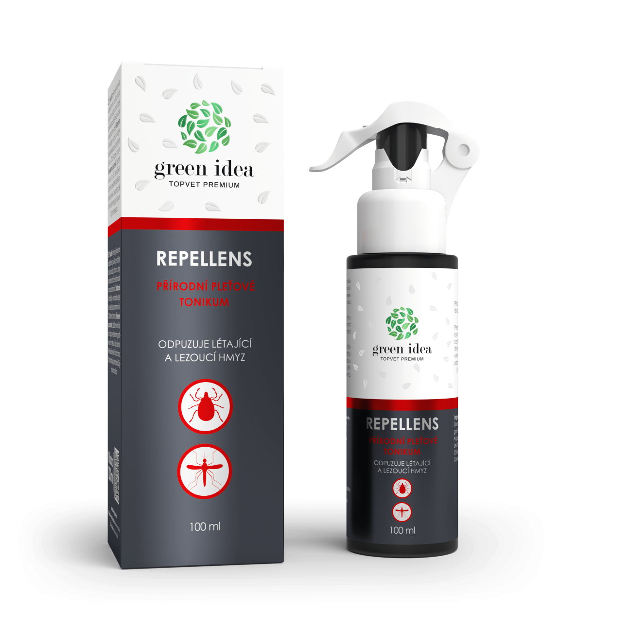 Levně Green idea REPELLENS pleťové lihové tonikum 100 ml