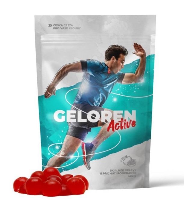 Levně Contipro Geloren ACTIVE pomeranč 400g - kloubní výživa