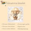 Mackó hőlégballonban – Falmatrica gyerekszobába