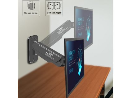 STRICT BRAND M360 držák TV monitoru 12kg + rozšíření VESA 200x200 zesílený PROFI držák + + zdarma kvalitní instalační materiál