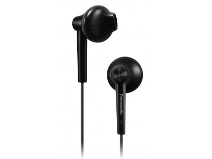Panasonic BASS Boost Wired Earphone with in Line Mic and Remote RP TCM55E K Black B
