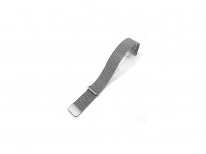 Deveroux Ocelový milánský řemínek WD016, magnet - Stříbrný DEV0059  Stříbrný - 18 mm