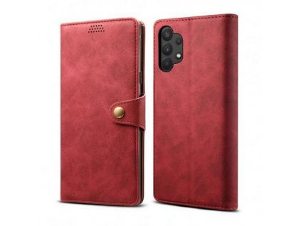 Pouzdro Lenuo Leather Samsung Galaxy A32 5G, červené