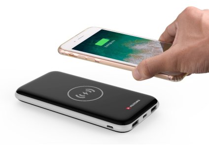 PowerBank SWISSTEN WIRELESS SLIM 8000mAh