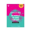 T-Mobile Twist 30 minut 30 SMS + 1GB, SIM karta, bonusový kredit 100 Kč