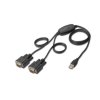 digitus adapter usb na seriovy port rs232 2 x rs2