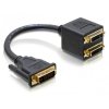 delock adapter dvi i dual link samec na dvi i dual link a vga samice