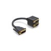 49614 1 delock adapter dvi i dual link samec na 2 x dvi i dual link samice