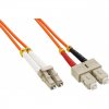 OPTIX LC-SC Optický patch cord 62,5/125 1m