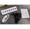 Beik 7-portový USB 3.0 HUB / Rozbočovač / s aktivním napájením, Aluminium (HYD-9030H)