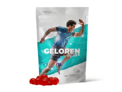 Geloren Active pomeranč Želé White