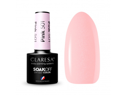 CLARESA gél lak - PINK 501 5g