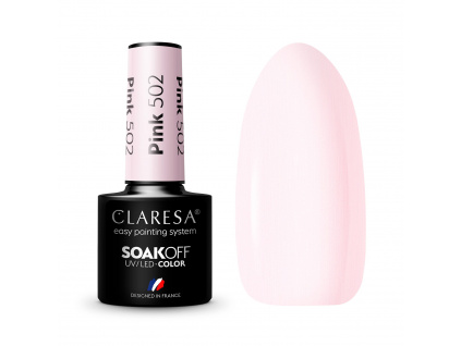 CLARESA gél lak - PINK 502 5g