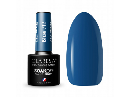 CLARESA gél lak - BLUE 712 5ml