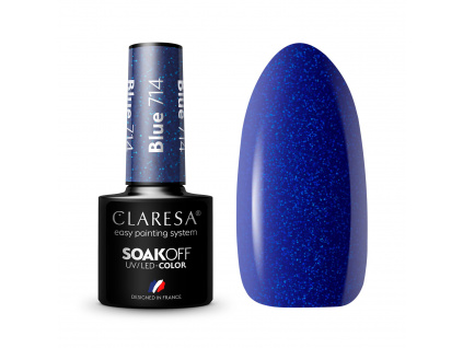 CLARESA gél lak - BLUE 714 5ml