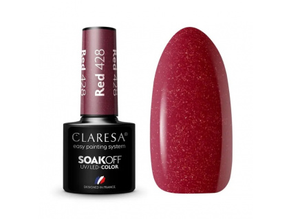 CLARESA gél lak - RED 428 5ml