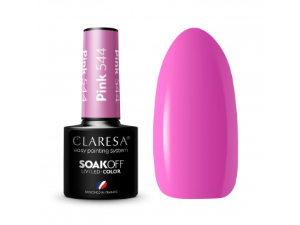 CLARESA gél lak - PINK 544 5ml