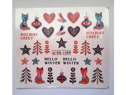 Vianočné vodolepky