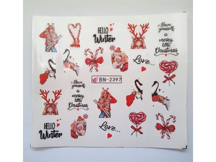 Vianočné vodolepky